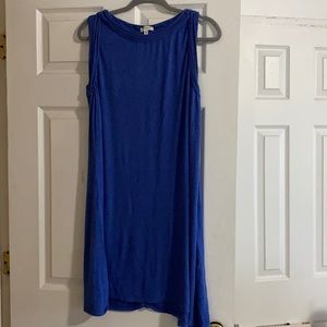 Max Studio purple sleeveless dress -L